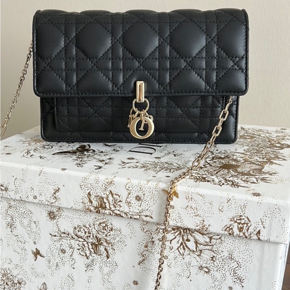 Lady Dior Chain Pouch